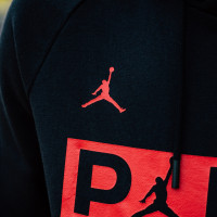 Nike Paris Saint Germain Jordan Jumpman Fleece Hoodie 2020 Zwart Rood