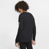 Nike Paris Saint Germain x Jordan T-Shirt Lange Mouwen Zwart Wit