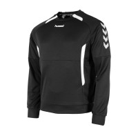 hummel Authentic Crew Sweater Zwart Wit