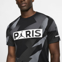 Nike Paris Saint Germain x Jordan Shirt 2019-2020 Zwart Grijs Wit