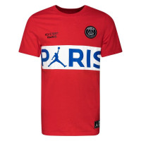 Nike Paris Saint Germain Jordan T-Shirt 2019-2020 Rood