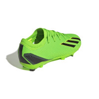 adidas X Speedportal.3 Gras Voetbalschoenen (FG) Kids Groen Zwart Geel