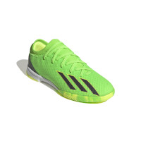 adidas X Speedportal.3 Zaalvoetbalschoenen (IN) Kids Groen Zwart Geel