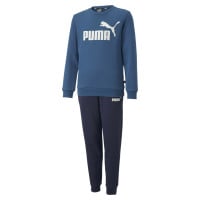 PUMA No.1 Logo Sweat Fleece Trainingspak Kids Blauw