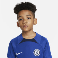 Nike Chelsea Strike Trainingsset 2022-2023 Kids Blauw Donkerblauw Wit