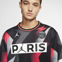 Nike Paris Saint Germain x Jordan Shirt 2019-2020 Zwart Rood