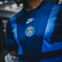 Nike Paris Saint Germain Dry Trainingsshirt Champions League 2019-2020 Blauw Wit