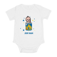 KVC Westerlo Rompertje (maat 62-68) Gepersonaliseerd Wit