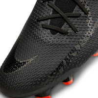 Nike Phantom GT2 Pro Gras Voetbalschoenen (FG) Zwart Grijs Wit