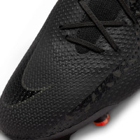 Nike Phantom GT2 Pro DF Gras Voetbalschoenen (FG) Zwart Grijs Rood
