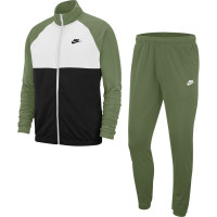 Nike NSW CE Full-zip Trainingspak Groen Zwart Wit