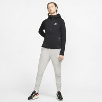 Nike Tech Fleece Hoodie Windrunner Vrouwen Zwart