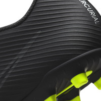 Nike Mercurial Vapor 15 Club Gras / Kunstgras Voetbalschoenen (MG) Zwart Grijs Neon Geel