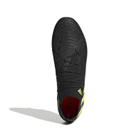 adidas Predator Edge.1 Gras Voetbalschoenen (FG) Low Zwart Geel Rood