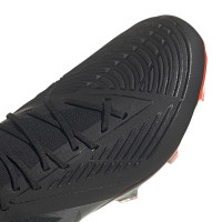 adidas Predator Edge.1 Gras Voetbalschoenen (FG) Low Zwart Geel Rood