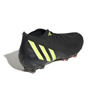 adidas Predator Edge.1 Gras Voetbalschoenen (FG) Zwart Geel Rood