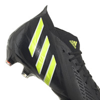 adidas Predator Edge.1 Gras Voetbalschoenen (FG) Zwart Geel Rood