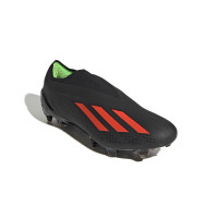 adidas X Speedportal+ Gras Voetbalschoenen (FG) Zwart Rood Groen