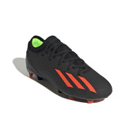 adidas X Speedportal.3 Gras Voetbalschoenen (FG) Kids Zwart Rood Groen