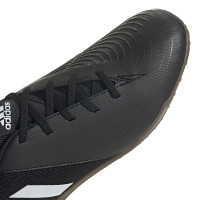 adidas Predator Edge.4 Zaalvoetbalschoenen (IN) Zwart Wit