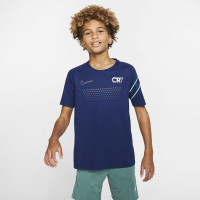 Nike CR7 Dry Trainingsshirt Kids Blauw Hyper