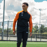 Robey Performance Half-Zip Tracksuit Black Orange