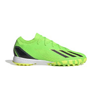 adidas X Speedportal.3 Turf Voetbalschoenen (TF) Groen Zwart Geel