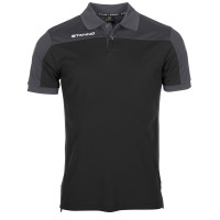 Stanno Pride Polo Zwart Donkergrijs