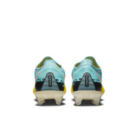 Nike Phantom GT2 Elite Gras Voetbalschoenen (FG) Blauw Zwart Geel