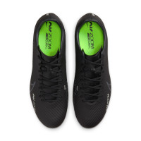 Nike Zoom Mercurial Vapor 15 Academy IJzeren nop Voetbalschoenen (SG) Zwart Grijs Neon Geel