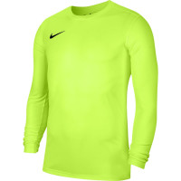 Nike Dri-FIT Park VII Long Sleeve Football Shirt Kids Neon Yellow