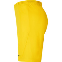 Nike Dri-FIT Park III Yellow Football Shorts