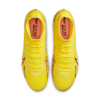 Nike Zoom Mercurial Superfly 9 Academy IJzeren-Nop Voetbalschoenen (SG) Anti-Clog Geel Roze