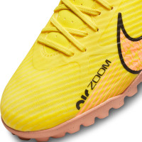 Nike Zoom Mercurial Vapor 15 Academy Turf Voetbalschoenen (TF) Geel Oranje Wit