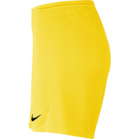 Nike Dri-FIT Park III Women's Yellow Football Shorts