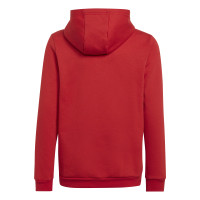 adidas Entrada 22 Sweat Hoodie Kids Rood Wit