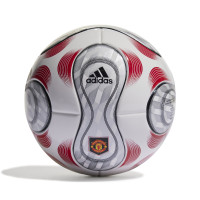adidas Manchester United Mini Voetbal Wit Zilver Rood