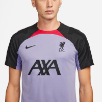 Nike Liverpool Strike Trainingsshirt 2022-2023 Paars Rood Zwart
