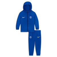 Nike Paris Saint-Germain Strike Hooded Trainingspak 2022-2023 Baby Blauw Wit