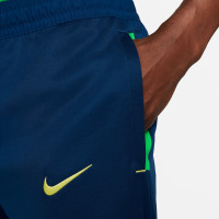 Nike Brazilië Travel Trainingsbroek 2022-2024 Blauw Geel Groen