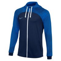 Nike Dri-Fit Strike 22 Hooded Trainingsjack Blauw Wit