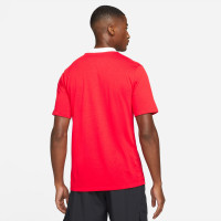 Nike Park 20 Polo Rood Wit