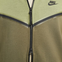 Nike Tech Fleece Vest Olijfgroen Groen