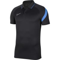 Nike Dry Academy Pro Polo Antraciet Blauw