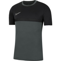 Nike Dry Academy Pro Trainingsshirt Antraciet Zwart
