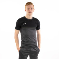 Nike Dry Academy Pro Trainingsshirt Antraciet Zwart