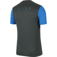 Nike Dry Academy Pro Trainingsshirt Donkergrijs Blauw