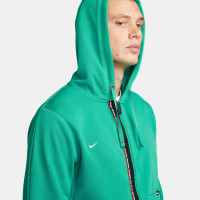 Nike F.C. Tribuna Fleece Hoodie Full-Zip Groen Rood Wit