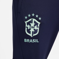 Nike Brazilië Strike Trainingsbroek 2022-2024 Donkerblauw Groen