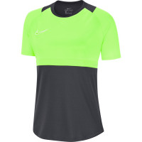 Nike Dry Academy Pro Trainingsshirt Dames Donkergrijs Groen
